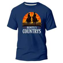 RODEIO BUNITU'S COUNTRYS COUPLE COUNTRY SHIRT 100% COTTON MEN'S SHIRT