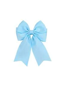 1 pieza Pinza de pelo con lazo personalizada para niñas con nombre impreso, lazo de pelo bordado con nombre personalizado, hebilla de pelo en forma de moño linda, adecuada para decoración diaria del cabello, regalo para niñas