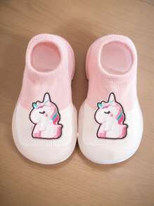 1 Pair Baby Socks Shoes Baby Toddler Shoes Non-Slip Baby Cartoon Animal Breathable Indoor Soft Bottom Shoes Children's Socks Shoes - Multicolor - View 2