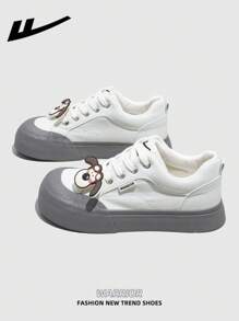 WARRIOR 1 par de zapatillas de lona con cordones WARRIOR para mujer, de estilo casual de baja altura para exteriores, planas, transpirables, de uso para patinaje, ligeras, de moda y cómodas