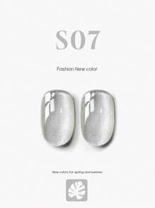 2026新款琥珀透明凝胶指甲油套装，12毫升。低调闪光玻璃底油，水晶猫眼凝胶指甲油。用途广泛，适合春夏使用。 - 彩色 - 查看 15