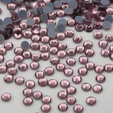 worthofirst 1pack Artificial Crystal DIY Sewing Decoration, Rhinestone DIY Decoration For Sewing - Mauve Purple - View 8