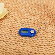 Contador manual electrónico de clics, con display digital, contador de dedos con argolla para colgar, clicker, contador de personas - Multicolor - Ver 6