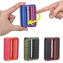 3D 打印手掌按摩滚轮玩具 - 适合成人和青少年缓解压力的手部坐立不安玩具,便携式双滚动装置,可缓解焦虑和集中注意力(多色) - 3D Printed Massage Roller - 查看 4