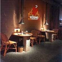 1pc Neon Sign Shaped Multicolor Decorative LED Lamp With USB, Suitable For Restaurants, Cafes, Snack Bars, Bars, Nightclubs, Clubs, Shops - Multicolor - View 6