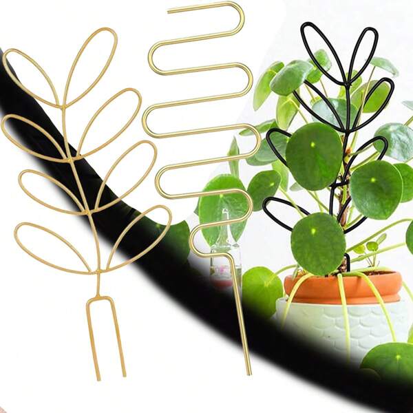 1 pieza Enrejado para plantas, enrejado en forma de parrilla para plantas, soporte para trepadoras, marco decorativo, decoración para macetas de jardín, regalo de decoración del hogar