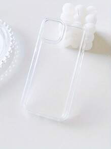 1 pieza Funda protectora de teléfono suave de silicona TPU transparente anti-caída compatible con iPhone 7P/8Plus/16/16PLUS/16PRO/16PROMAX/XR/XSMAX/11/11Pro/11ProMax/12/12Pro/12ProMax/13/13Pro/13ProMax/14/14Pro/14Plus/14ProMax/15/15Pro/15Plus/15ProMax, de moda/de alta gama/linda/