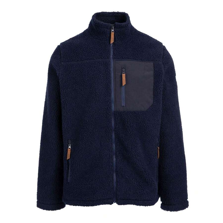Trespass Mens Buck Fleece Jacket (Navy) - Blue - View 1