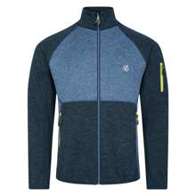 Dare 2B Mens Torrek Fleece Top (Moonlight Denim/Neon Spring) - Denim Blue - View 1