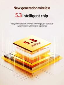 Reletech 极简无线耳机，超长续航，HiFi立体声，低延迟，适用于智能手机、电脑和游戏