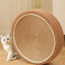 Sisal Woven Cat Scratch Pad, Not Easy To Fall Debris, Durable Cat Scratch Board - Brown - View 1