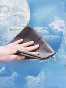 1/5pcs Glass Cloth, Non-Marking, Special Non-Watermark Cloth, Housekeeping Cleaning Scouring Pad,Kitchen,Bathroom,Home,Household Supplies,Clean Windows And Mirrors Without Streaks, 20*25cm