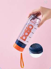 1 Pieza Botella de agua portátil de plástico de gran capacidad