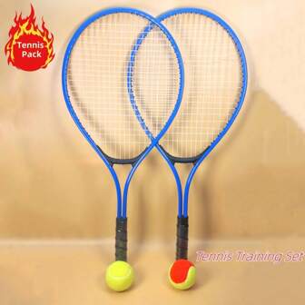 Tennis Racket Training Set, Includes: Tennis Court, Indoor/Outdoor Training, Rebound, Ball-Less Practice, Suitable For Beginners