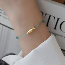 Women's Exquisite Fish Ornamental Bracelet, Beach Vacation Party Daily Accessories, Simple Style, Fashionable Jewelry Gifts For Mom Mother's Day Gifts Suitable For Weekday Clothing
