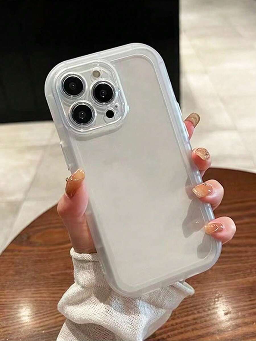 New Matte Transparent Anti-Fall Creative Candy-Colored Painted Soft Phone Case, Compatible With IPhone 15 Pro Max, 13, 14, 11 Pro, 12, XS, XR, 7P, 8P, 12 Pro Max, 13 Pro Max, 14 Pro Max, 13, 14, 11, 12, 14, Cute And Fashionable Thickened Protective Phone Case Cover Waterproof Shockproof Scratch Resistant