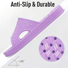 Shevalues Shower Shoes Women With Arch Support Quick Drying Pool Slides Lightweight Beach Sandals With Drain Holes - Purple - View 8