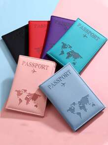 New Cross-Border Hot Passport Cover PU Passport Clip Ticket Clip Wholesale Factory Direct Passport Bag - Multicolor - View 1