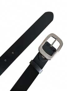 1 件女士时尚休闲黑色牛仔腰带，百搭腰带，适合母亲节、生日礼物 - 棕色 - 查看 6