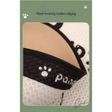 1 件卡通熊猫汽车座椅垫套，通用 4 季女士汽车内饰半套座椅垫 - 均碼 - 查看 7