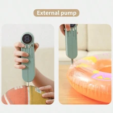 RAF Seladora a Vácuo Portátil Pequena/Uma Máquina de Vácuo Elétrica Portátil e Manual Combinada em Uma, Com Bolsa de Armazenamento a Vácuo e Bolsa de Zíper a Vácuo Reutilizável (Bolsa a Vácuo) para Bolsas de Zíper de Tamanho Grande e Médio, e Uma Máquina de Vácuo Elétrica Portátil. Preservação de Alimentos Portátil e Compacta, Eletrodomésticos de Cozinha
