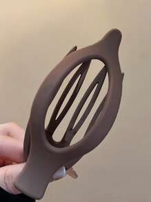 Bộ 4 kẹp tóc/1 chiếc kẹp tóc nhựa lớn 4.3" màu sắc tươi sáng dành cho nữ - Đen, Nâu, Hổ phách, Tối giản & Thanh lịch, Thích hợp cho sử dụng hàng ngày, thường ngày, dự tiệc, đi làm, buộc tóc đuôi ngựa, búi tóc, rửa mặt, trang điểm, phụ kiện trang phục, đồ dùng học tập, đại học, phụ kiện đội đầu, phụ kiện tóc cho nữ, mùa hè, kỳ nghỉ, du lịch. - Nhiều màu - Xem 12