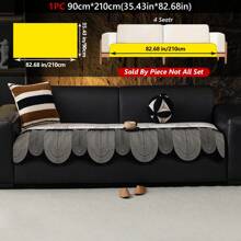 1PC Special-Shaped Leather Sofa Cushion Room Decoration Bedroom Light Luxury Senior Sense Four Seasons General Non-Slip Sofa Cover Can Be Washed Suitable For Living Room Bedroom Office Room Decoration Pet Anti-Dirty Sofa Cushion Couch Cover Sofa Covers Living Room Decor