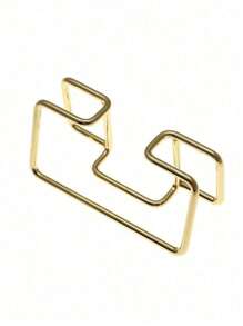 Classic Metal Card Holder, Unlined Business Card Display Stand, Desktop Organizer For Office, No Closure, Dry Cloth Clean