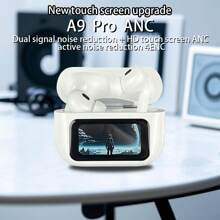 智能触控 ANC 主动降噪无线耳机，数字显示，高品质 300mAh 超长电池寿命，男女适用（提示：充电时保持耳机盒通电以确保持续充电） - 彩色 - 查看 5