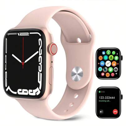 Microwear Unisex Sports Smart Watch, Multi-Function Smartwatch For Men Women With Wireless Call Receiver /Wireless Music, Multiple Sports Modes,Message Reminder, Sedentary Reminder,Pedometer,Suitable For Android And IPhone,Upgrade Version