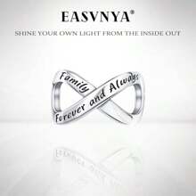 Easvnya New Silver Infinity Love Series Charms, Suitable For DIY Bracelet Necklace Minimalist Pendants, Fashionable Jewelry Making Accessories, Women Birthday Party Gift