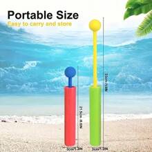 2 piezas/4 piezas/12 piezas/20 piezas Pistolas de agua de colores vibrantes para niños: juguetes de agua de verano para piscina y playa, mini lanzadores de agua de espuma EVA con mecanismo de retroceso, acción de disparo de agua divertida, diversión en la piscina | Juguetes de agua vibrantes | Pistolas de agua de Eva