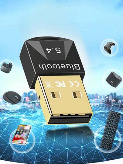 The Bluetooth Adapter 5.4 Does Not Require Drivers And Can Be Easily Connected. As A Bluetooth Audio Receiver And Transmitter, It Is Compatible With Wireless Speakers, Headphones And Other Devices. Compared To Version 5.0, It Has Superior Performance, Achieving Efficient And Stable Wireless Transmission, Making Your Audio Experience More Smooth And Natural.
