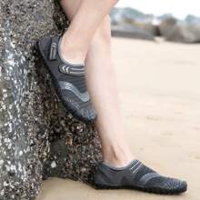 Couple/Unisex Summer Stream Crossing Shoes, Breathable Water Shoes, Swimming Shoes, Beach Shoes - Grey - View 4