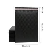 10个哑光共挤气泡信封袋，加厚防水防震服装快递包装泡沫袋，快递气泡信封袋，气泡缓冲袋，快递包装袋，泡沫信封，礼品包装袋，气泡信封袋 - 黑色 - 查看 17