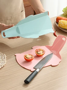 1pc Foldable Cutting Board, Outdoor Portable Foldable Cutting Board, Kitchen Fruit Cutting Board, Travel Picnic Cutting Board - 1PC - View 5