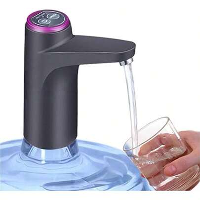 Dispensador de agua automático, bomba de agua eléctrica con controles de botón, carga USB, dispensador de agua para cocina, oficina y exterior, extractor de vino