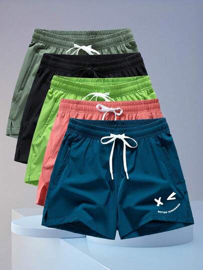 Unisex Sports Shorts For Fitness Workout, Basketball, Running, Quick Dry, Breathable For Outdoor, Swimming, Beach