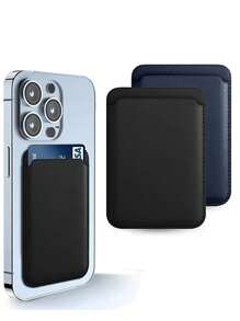 Luksusowy portfel ze sztucznej skóry, kompatybilny z 'em 15/16/14/13/12/11 Pro Max Plus - Modny magnetyczny uchwyt na karty telefoniczne, odpowiedni dla nastolatków, na lato, na co dzień, na zewnątrz, do sportu lub na wakacje, na podróż, na ukończenie szkoły lub jako prezent urodzinowy, na formalne/biznesowe okazje