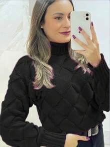 Women Sweaters - Black - View 2