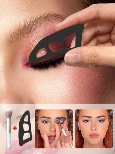 2/1pc Eye Makeup Auxiliary Tool, Eye Shadow Seal Template,Eye Shadow Tools And Makeup Brushes, 1pc Eye Shadow Brushes,Eye Makeup Tools,Beauty Tool, Novice Eye Makeup Assistant, Eye Makeup Beauty Tool,Beauty Tools Suitable For Beginners,Makeup,Cheap,Room Decor,Vanity,Travel,Bedroom,Makeup Accessories