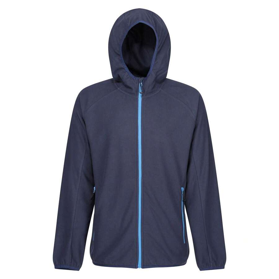 Regatta Mens Navigate Full Zip Fleece Jacket (Navy/French Blue) - Navy Blue - View 1