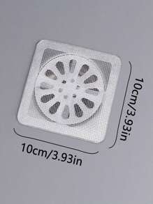 10/30/50/100片装地漏贴纸 厨房防堵塞过滤器 厕所浴室下水道毛发过滤器贴纸 一次性地漏贴纸 浴室配件 浴室工具 - 彩色 - 查看 10