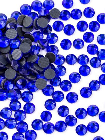 worthofirst 100 - 1440 قطعة لكل عبوة ياقوت أزرق كريستال صالح للتزيين بالكي لملابس، أحذية، قبعات، وأوشحة
