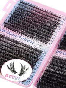 800/760/571/774/784pcs D-Curl High Capacity Individual Lashes Set, DIY Lash Clusters, Natural & Fluffy, Lightweight & Soft, Reusable, Single Strand Segmented False Lashes, Lash Extension, 10D/20D/30D/40D/30D/40D/50D/60D/50D/60D/80D/100D, Suitable For Beginners For Home Or Outdoor Use, Applicable For Daily Life, Wedding, Date, Party, Music Festival, Student Back To School Gift, Lash Clusters, Individual False Lashes, False Eyelashes - D - View 11