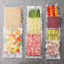 50/100pcs Multi-Size Vacuum Seal Bags, For Food Storage, Transparent Flat Plastic Bags With Tear-Open Mouth, Bulk Food Packaging Bags - Clear - View 2