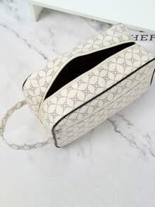 Men Fashion PU Leather Solid Color Phone Small Purse Clutch Hand Bag Wristlet Work Weekend Travel Camping Summer Gym Vacation Holiday Toiletry Water-Proof Carry On Casual Business Black Personalized Gift