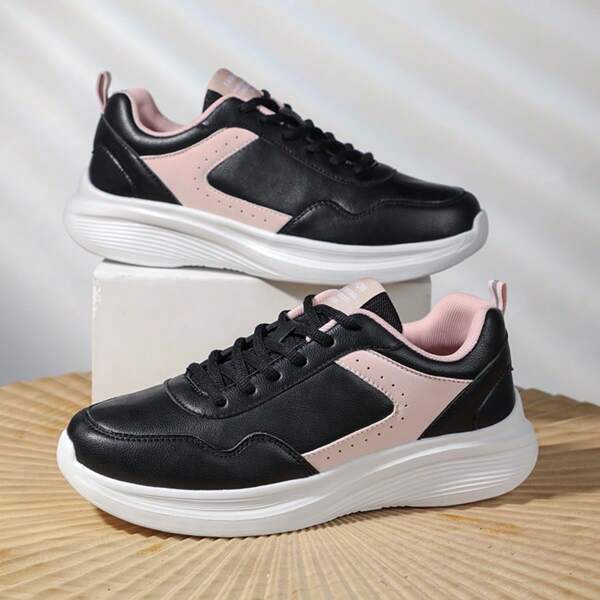 Women's Lightweight Soft Bottom Sneakers, Breathable Casual And Versatile