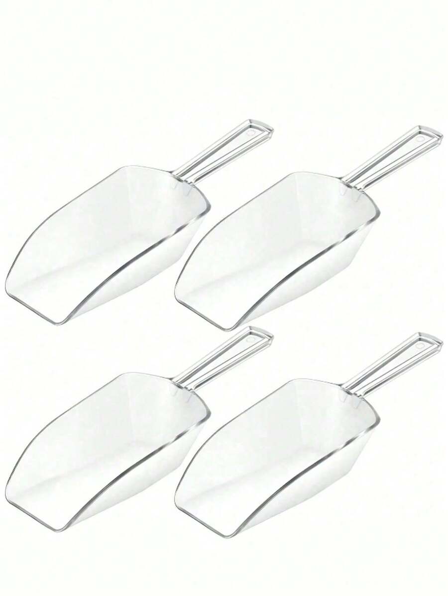 1/4/8 件塑料冰铲厨房面粉食物糖果冰淇淋勺甜点颗粒夹心豆粒勺派对自助餐厨房工具非常适合派对、婚礼和日常使用