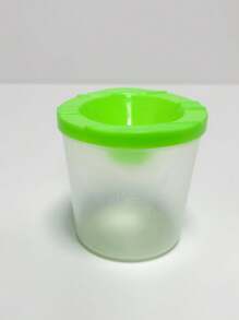 4pcs Covered Paint Brush Holder, Paint Tool Wash Bucket, Leak-Proof Mixing Cup, Watercolor Brush Cleaning Cup, Nail Art Brush Wash Cup, Small Painting Plastic Makeup Color Cleaning Cup Set, Detachable, Art School - Artist Supplies - School Supplies - Back To School Gifts - Easy To Clean - Multicolor - View 11